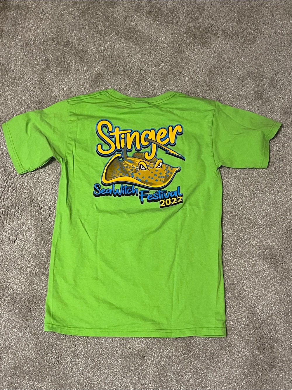 Stinger SeaWitch Festival 2022 T‑Shirt - Lime Green